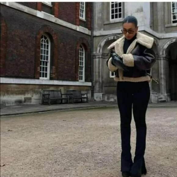 ZARA FAUX FUR DOUBLE FACED JACKET - Picture 12 of 13